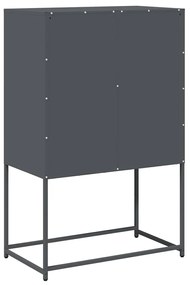 Aparador alto 68x39x107 cm aço antracite