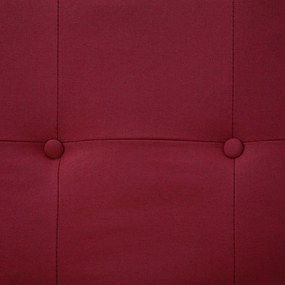Sofá-Cama Luppin em Tecido - Vermelho Tinto - Design Moderno