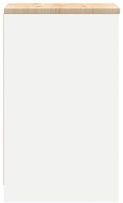 Armário de arrumação de garagem Branco 40x51x85 cm