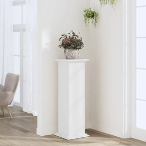 vidaXL Suporte para plantas 33x33x100 cm derivados de madeira branco