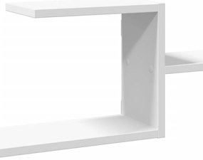 Prateleira de parede 104x15x49 cm derivados de madeira branco