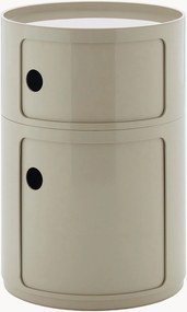 Armário de design Componibili, 2 elementos, Alt 62 cm