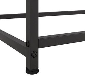 Aparador 100,5x39x107 cm aço preto
