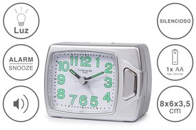 Despertador Timemark Analogico Plástico Multicor 8X6X3.5cm