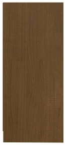 Armário de apoio 35,5x33,5x76 cm pinho maciço castanho mel