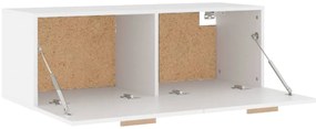 Armário parede 100x36,5x35 cm derivados de madeira branco
