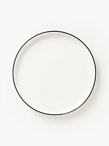 Prato de pequeno-almoço em porcelana Facile, conjunto de 2