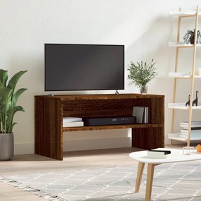 vidaXL Móvel de TV 80x40x40 cm derivados de madeira carvalho castanho