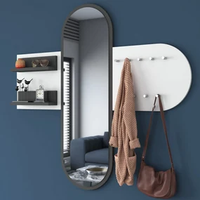 **** Hall Stand P3 – Branco – 125x120x12 cm

**