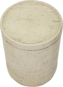 MESA DE APOIO ANTIC Ø 35X43 CM CREME