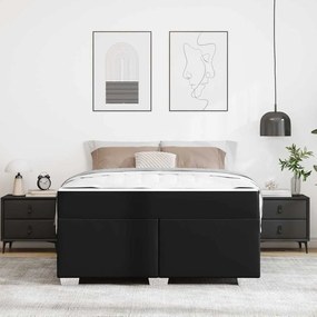 Estrutura da Cama Outros Preto 160 x 200 cm Couro sintético