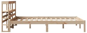 Cama sem colchão 120x200 cm madeira de pinho maciça