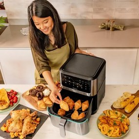 Fritadeira sem óleo Cecotec com capacidade de 8 L Cecofry Supreme 8000 touch airfryer e tecnologia PerfectCook