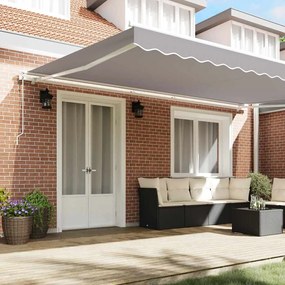 Toldo Cinzento-Claro Cinzento-claro 500 × 300 cm Cinzento-claro