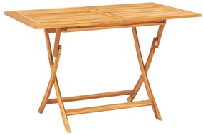 5 pcs conjunto de jantar p/ jardim madeira de teca maciça