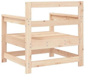 Cadeiras de jardim 2 pcs madeira de pinho maciça