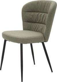 CONJUNTO 2 CADEIRAS LOSANNA 58X60,5X85 CM VERDE E PRETO