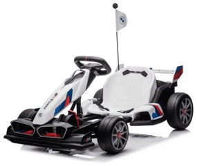 kart elétrico para Crianças 24V BMW Gokart com Drift branco