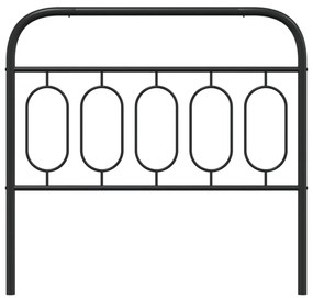 Cabeceira de cama 100 cm metal preto
