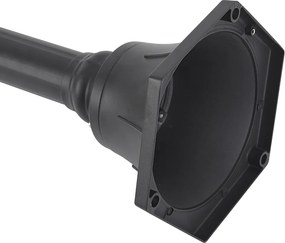 Candeeiro de Pé Exterior Clássico Preto com Vidro Opalino 140cm IP44 - Champs