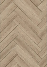 Mexen Palmdale  amostra de painéis vinílicos espinha de peixe SPC 6,5 mm, base IPEX 1,5 mm, 4 V-Fuga, Carvalho - F1180-S