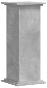 Suporte p/ plantas 33x33x80 cm derivados madeira cinza cimento