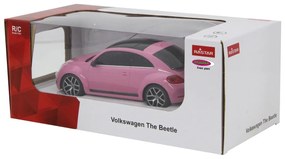 Carro Telecomandado VW Beetle 1:24 2,4GHz Rosa