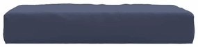 Almofadão p/ móvel de paletes 60x60x9,5 cm oxford azul-marinho
