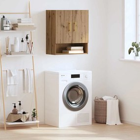 vidaXL Armário de Parede carvalho artisiano 60 x 31 x 70 cm