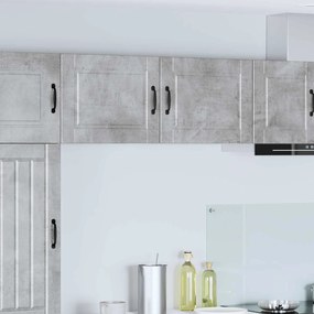 vidaXL Armário de Cozinha com porta 2 pcs Cinzento 50 x 31 x 40 cm