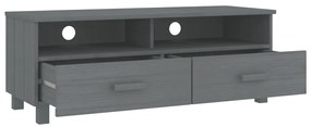 Móvel de TV HAMAR 106x40x40 cm pinho maciço cinza-escuro