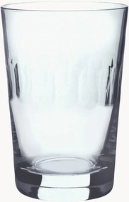 Copos em cristal artesanal Lens, conjunto de 6
