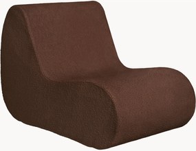 Poltrona de jardim em bouclé Rouli