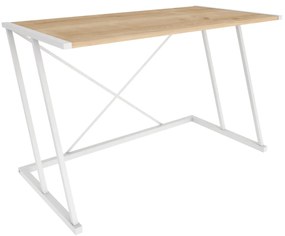 Secretária de Estudo Adelaide - Branco Carvalho - 114x60x75cm