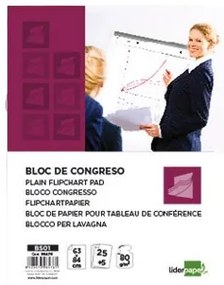 Bloco de Congresso Liderpapel 25 Folhas 63x84 cm
