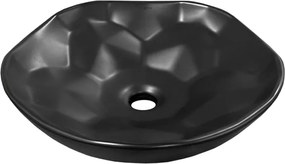 Mexen Nicea lavatório de bancada 41 x 41 cm, preto mate - 21754185