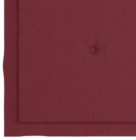 Cadeiras de jardim dobráveis c/ almofadões 4 pcs teca maciça