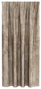 Cortinas de Veludo 2 peças com Ilhós Champagne 175x140 cm