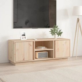 Móvel de TV 110x35x40,5 cm madeira de pinho maciça