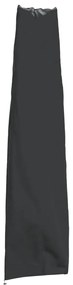 vidaXL Capa para guarda-sol de jardim 190x50/30 cm 420D oxford preto