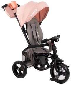 Triciclo para bebés Makani Nikki Rosa Melange 2020