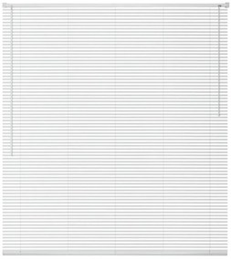 vidaXL Persianas em alumínio 160x220 cm branco
