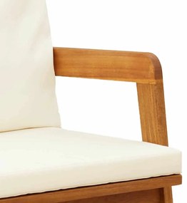 Cadeiras de Jardim 2 pcs 59.5x65x71.5 cm Madeira Sólida de Acácia