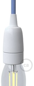 Porcelain E14 lamp holder kit - Vermelho