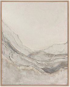 Quadro em tela pintado à mão emoldurado Horizon