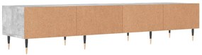 Móvel de TV 150x36x30 cm derivados de madeira cinzento cimento