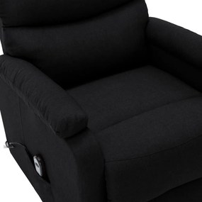 Poltrona elevatória tecido preto