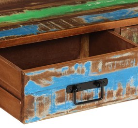 Móvel de TV 120x30x45 cm madeira recuperada maciça
