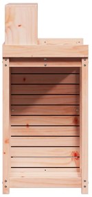 Mesa de jardinagem com prateleiras madeira de douglas maciça