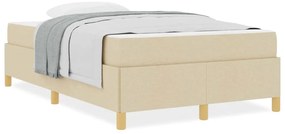 Cama Box Outros Branco e Creme 120 x 190 cm Poliéster